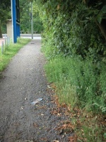 Beginn/Ende des Weges in Köpenick (Stand 2007).Der Einstieg in den Weg von Köpenick aus erfordert schon einiges an Entdeckergeist.