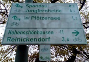 Es gibt sie doch, die Wegweisung in Berlin - am Nordufer.
