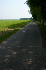 Hinter Düren ist zügiges Vorankommen in flachem Terrain auf guten Wegen möglich.