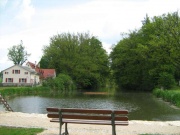 Blick auf die Reste der Fossa Carolina