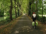 Radweg zwischen Agen und La Réole