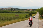 Auf der Via del chianti nach Arezzo