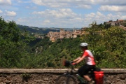 Abfahrt hinter Narni