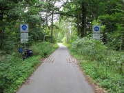 Fahrradstraße kurz vor Kreuzbruch