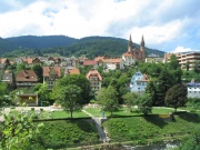 Blick auf Forbach vom Bahnhof aus