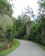 Radweg zwischen Schönmünzach und Forbach