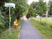 Ortseingang für Radfahrer