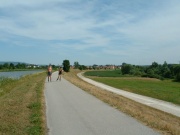 Geteerter Kanalweg bei Hirschaid