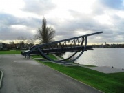 Aussichtsplattform an der Neckarpromenade