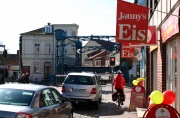 Stau an der Hubbrücke