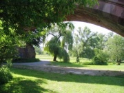 Radweg unter der Mainbrücke