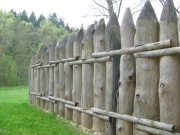 rekonstruierte Limes-Palisade