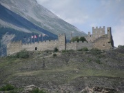 Liegt nicht in Schottland, sondern in der Schweiz: Burg Tourbillon