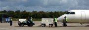 Zwischen Trinidad und Tobago verkehrendes Caribbean Airlines-Flugzeug