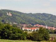 Treffurt mit Burg Normannstein (vom Radweg aus)