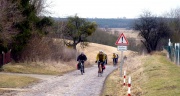 Anstieg zur Lindenwegsiedlung, hier in Gegenrichtung