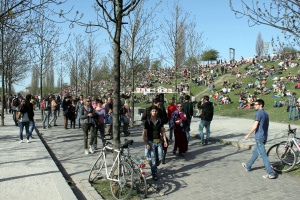 Sunday afternoon at Mauerpark