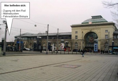 Mannheim Hauptbahnhof, Haupteingang und Westflügel