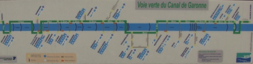 Übersicht der Voie Verte in Lot-et-Garonne