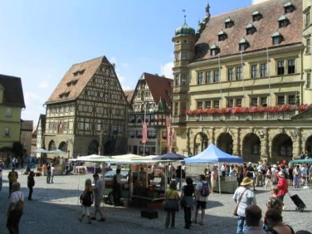 Marktplatz in Rothenburg ob der Tauber
